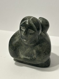 Inuit Mother & Child In Serpentine #36