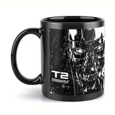Terminator 2 T-800 Endoskeleton Mug, Judgment Day Movie Coffee Cup 11oz 15oz