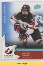 2020-21 Upper Deck Team Canada Juniors Women's WC Blue Loren Gabel #58 READ 2vu