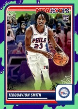 2023-24 Hoops Haunted Hoops #50 Terquavion Smith Slime Rookie