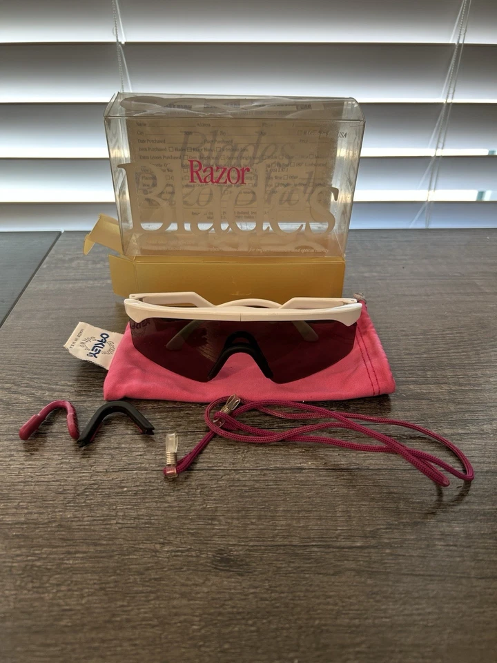 Oakley Vintage Razor Blades Sunglasses 1980s - Image 2 of 4