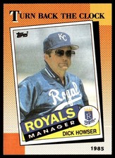 1990 Topps Dick Howser Kansas City Royals #661