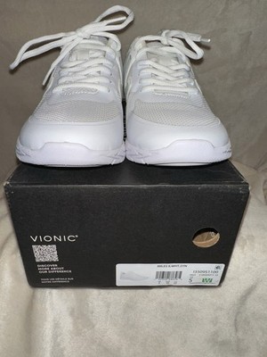 Women s Vionic Miles 2 White Lace-Up Comfort Shoe US sizes 5