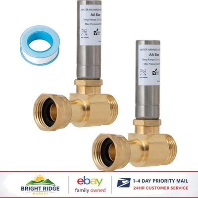 #ad Residential Water Hammer Arrestor Set 3 4 Inch for Stabilizing Water Pressure $46.43