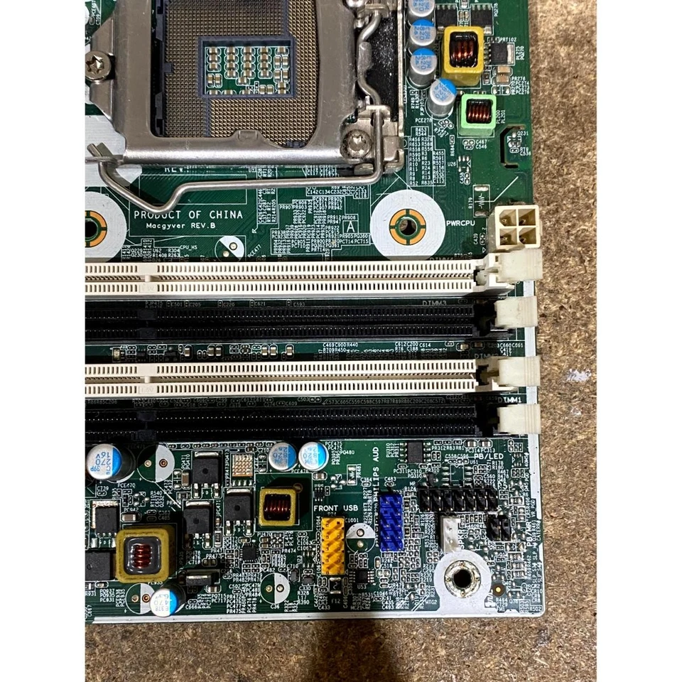 HP 628655-001 628930-001 PC Motherboard 4 Memory Slots LGA 1155 for RP5800 POS - Image 2 of 4