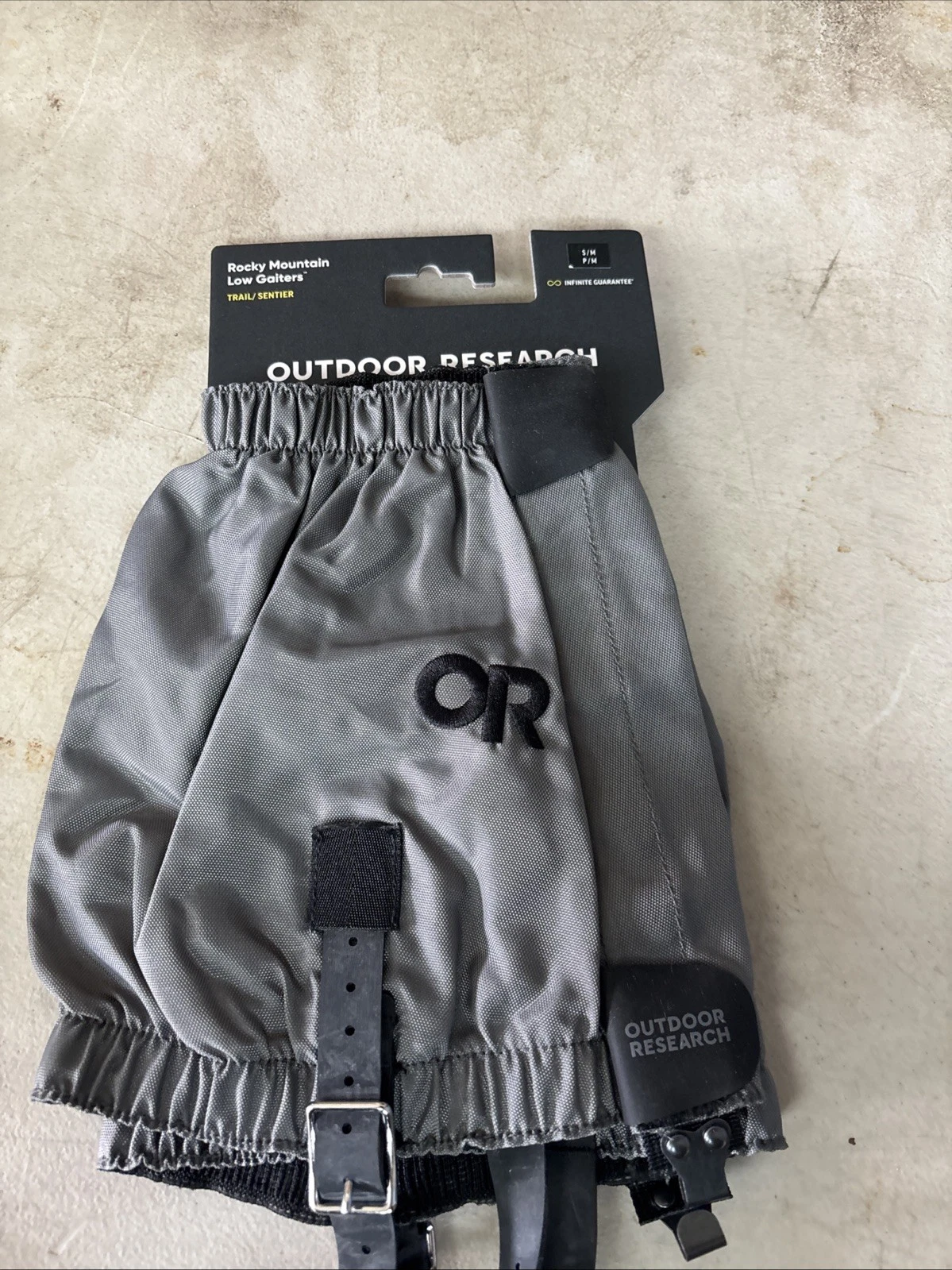 Outdoor Research Rocky Mountain Low Gaiters Size S/M Pewter
Opens in a new window or tab