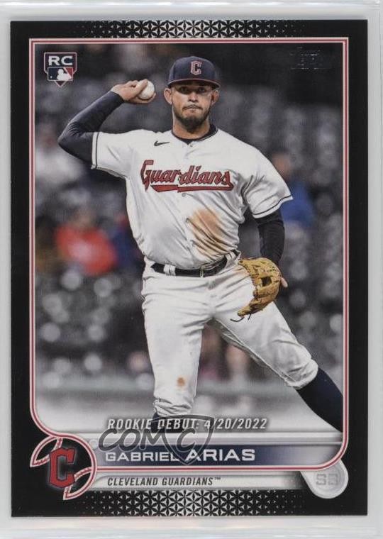 2022 Topps Update Rookie Debut Black 41/71 Gabriel Arias #US321 2qw