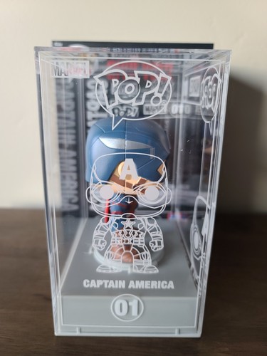 Funko POP! Die-Cast Captain America: Civil War Captain America 2021 Summer Con - Picture 5 of 6