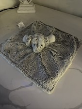 Blankets and Beyond Fluffy Gray Elephant Lovey Security Blanket Baby Plush Toy