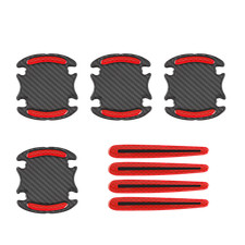 8Pcs Auto Car Door Handle Bowl Cup Scratch Protector Covers Guard Film Stickers