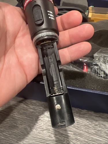 karaoke japon sony japan wireless & wire microphone whm-308 vtg rare unique - Afbeelding 5 van 14