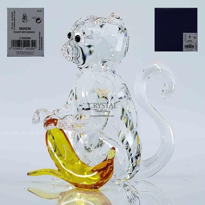 Swarovski クリスタル　猿　モンキー SWAROVSKI（スワロフスキー） クリスタルフィギュア 干支 十二支