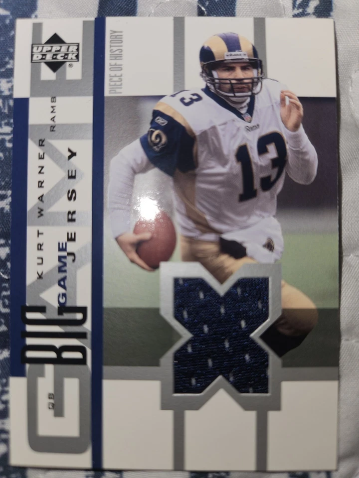 2002 UPPER DECK #BGJ-KW KURT WARNER JERSEY ST. LOUIS RAMS HOF 1249 - Image 3 of 4