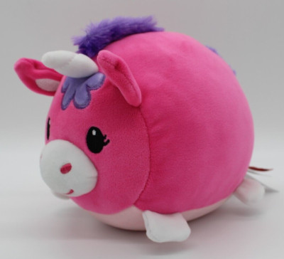 Unicorn Plush Pink Purple Fiesta Lil' Huggy  Celeste  9'' embroidered