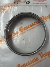 Vespa Lambretta Ghiera Faro Anteriore Originale Usata PROIETTORI CARELLO 