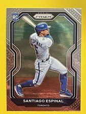 Santiago Espinal 2021 Panini Prizm Rookie Base #72 Toronto Blue Jays