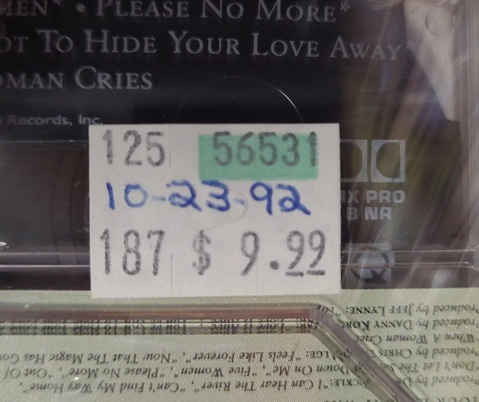 Joe Cocker - Night Calls Cassette SEALED Capitol VTG  - Image 3 of 4