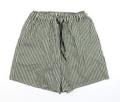 Collusion Damen mehrfarbig kariert 100 % Polyester Basic Shorts Größe 8 L4 in Re