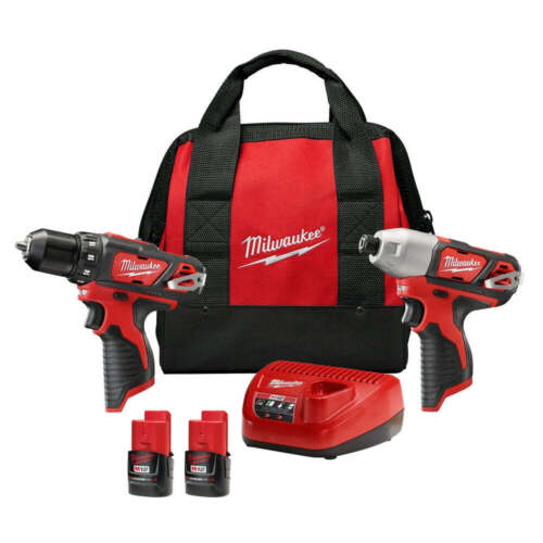 Milwaukee 2494-22 M12 12V Cordless Power Lithium-Ion 2-Tool Combo Kit - Bild 1 von 9