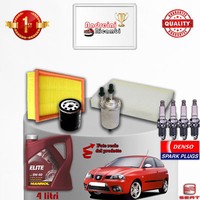 Inspektionskit Filter ÖL Kerzen Seat Ibiza IV 1.4 16V 74KW 100CV Von 2003->