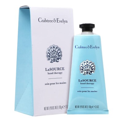 Crabtree & Evelyn La Source Hand Therapy Cream Lotion 3.5 oz Sealed