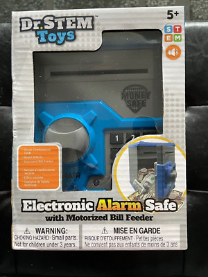 NEW Dr. Stem Toys Electronic Alarm Safe w/ motorized bill feed NIB