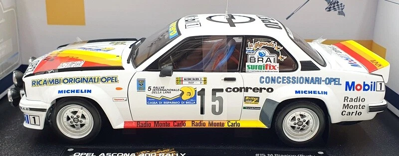 Sun Star escala 1/18 5376 - Opel Ascona 400 #15 M.Biason ganador del rally 1982 Foto 3 de 4