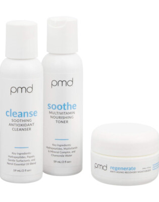 PMD Daily Cell Regeneration System 3pc Kit Cleanse Soothe Regenerate 2oz