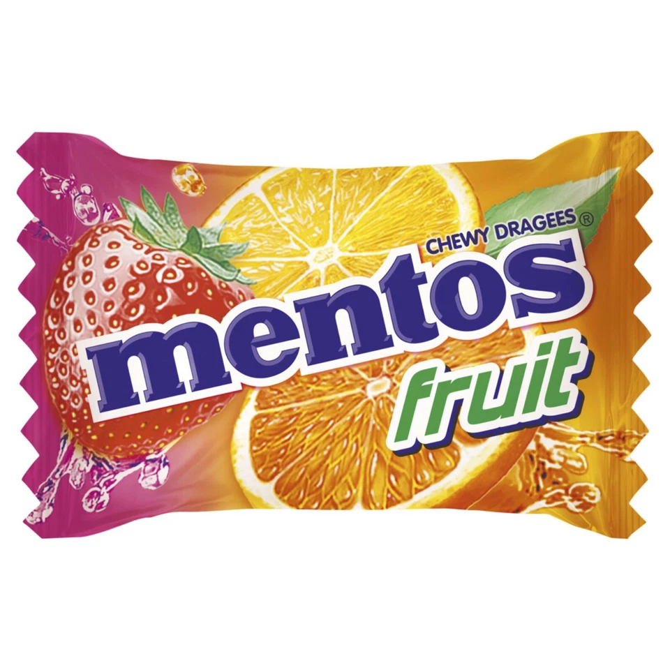 Bulk Pack Fruit Mentos - 405g - 150 Pieces of Chewy Fruit Delight - image 3 of 4