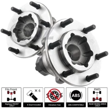 [FRONT(Qty.2)] New Wheel Hub Assembly Replacement For 2002-2003 Isuzu Axiom RWD