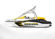GRAPHIC REPLACEMENT KIT DECAL SPORTSTER SEA DOO SPEEDSTER 150 Yellow Original