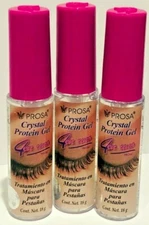 PROSA CRYSTAL PROTEIN GEL 4 IN 1 MASCARA TRATAMIENTO 0.63 OZ 3 MASCARAS