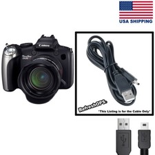 Canon PowerShot SX20IS Digital Camera USB Cable Transfer Cord Replacement