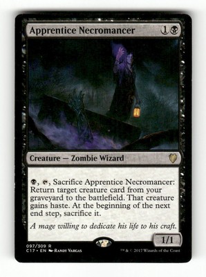 Apprentice Necromancer - MTG - Lightly played (Commander 2017)