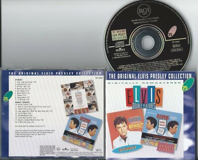 ELVIS PRESLEY CD - ORIGINAL EP COLLECTION VOL 25 DBL FEAT SPINOUT