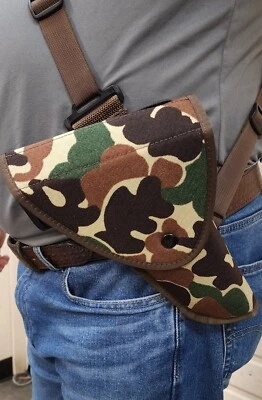 UNCLE MIKE'S Ruger MK 1 ll lll lV RH Bandolier/Hip Camo Holster 5.5"-6" bbl 22 autos 9206-1