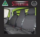 <!--F#f_0-->FRONT Bucket + Bench Seat Cover Fit Renault Trafic (2015-on) Neoprene Waterproof<!--F/-->