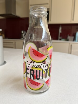 Wassermelone ''Feeling Fruity'' Glas Milchflasche 