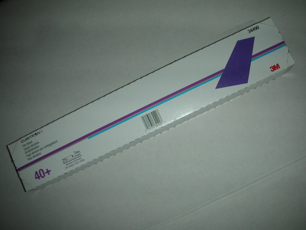 3M 34490, 737U Cubitron II Hookit File Sheet 40+ grade 2.75
