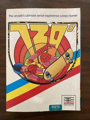720 Degrees Mindscape Commodore 64 Skateboarding Computer Game