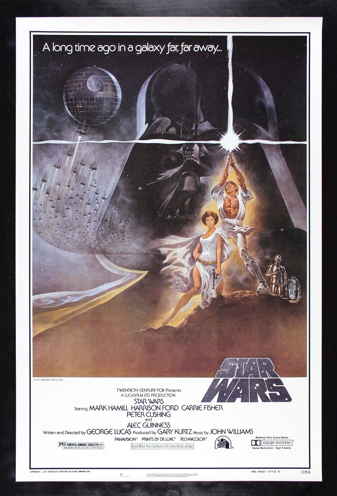 Star Wars Movie Poster 1977 Belgian (14x22)