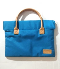 Kinmac Blue Laptop Case Bag Carrier Double Handles 16" x  12"