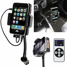 New Car Charger 360° Mount Smartphone FM Transmitter Mount Holder Universal