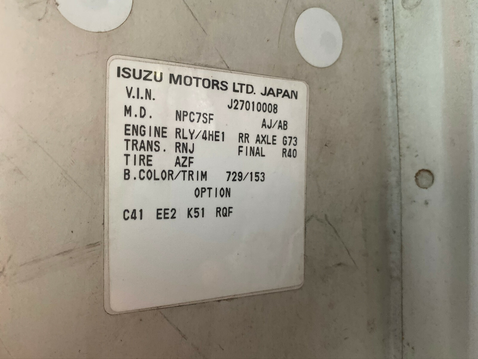 2002 Isuzu NPR-HD  2002 NPR-HD