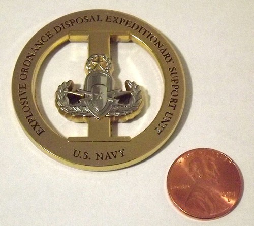 Challenge Coin - US Navy - EOD - ESU-1 - CPO Assn - Unity - Service ...