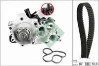INA Wasserpumpe + Zahnriemensatz FüR Audi A1 Seat Leon VW Golf VII A3 Polo V