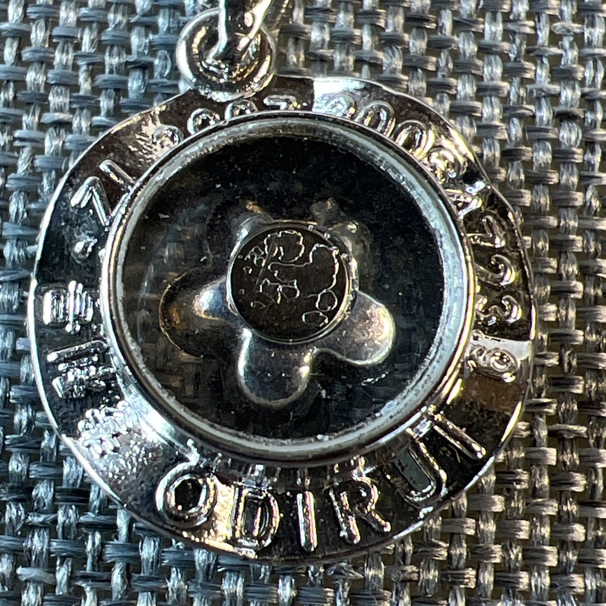rinturi♡ SIGNED ODIRUI 18K GP VINTAGE PENDANT SPINNING RHINESTONE FLOWER | eBay