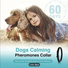 Calming Collar Dogs Adjustable Separation Anxiety Relief All sizes Dog 4 Packs