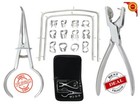 Dental Rubber Dam Kit Ainsworth Brewer Winged rubber Dam Clamps Forceps Frame CE