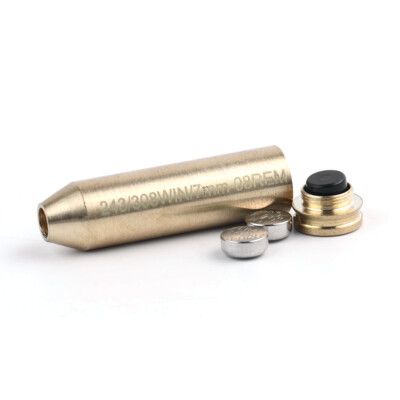MAYMOC 243/308WIN/7mm-08REM Bore Sight Cartouche Laser Red Dot Avec Piles